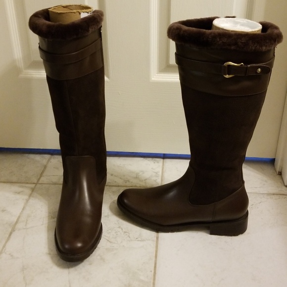 ⭐⭐LAST CHANCE⭐⭐ Waterproof Genuine Shearling Boots - Picture 1 of 8